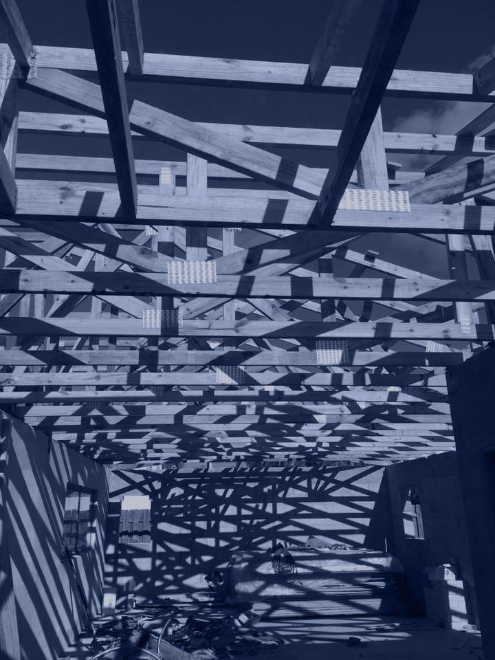 Craftsmanship and framing detail on a Brackett Construction job site
